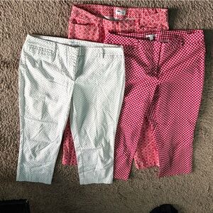 3 pairs of women’s Cropped Pants